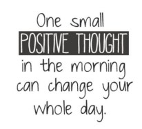 Positive thought